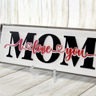 'Mom I Love You' Tile Sign